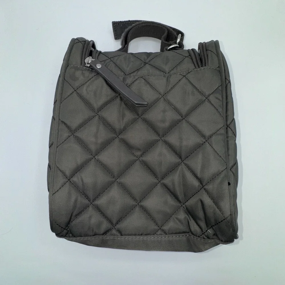 Storksak Bobby Diaper Bag Bottle Bag Pacifier Bag Gray Changing Pad 4‎ Piece Set